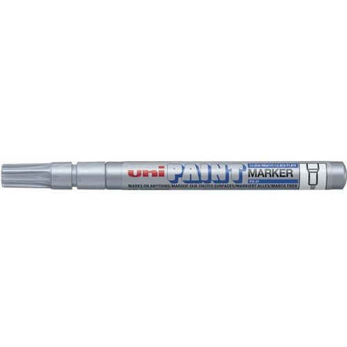 Lakkmarker, lakkfilc, 0,8-1,2 mm, UNI PX-21, ezüst