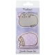 Pusheen cicás radír, 2 db/doboz, Moments, lila