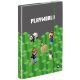 Minecraft mintás füzetbox A/5, jumbo, playworld, zöld-szürke