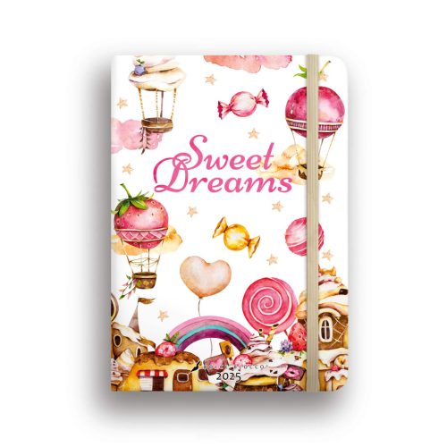 Dolce Blocco Secret Calendar, heti tervező, B6, 2025, Sweet Dreams