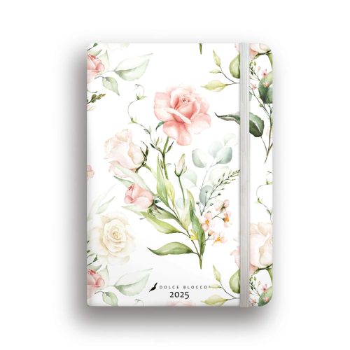 Dolce Blocco Secret Diary, napi tervező, B6, 2025, Queens Rose