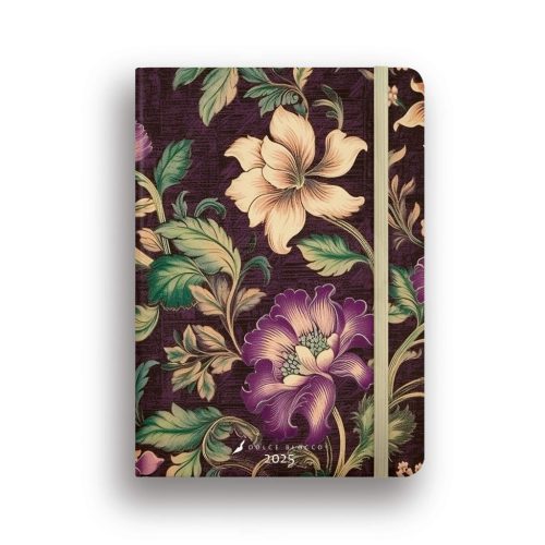 Dolce Blocco Secret Diary, napi tervező, B6, 2025, Purple Royal